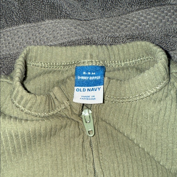 Cozy Kids One Piece Set - Cream and Green - Picture 3 of 6